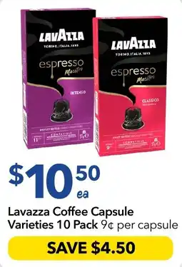 Ritchies Lavazza Coffee Capsule Varieties offer