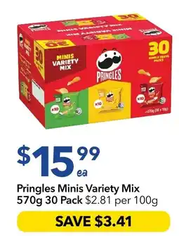 Ritchies Pringles Minis Variety Mix offer