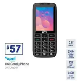 Officeworks Lite candy phone offer