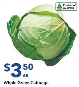 Ritchies Whole Green Cabbage offer