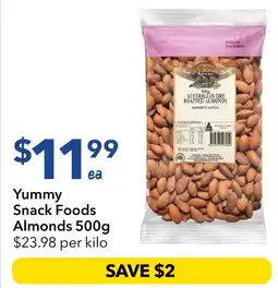 Ritchies Yummy Snack Foods Almonds offer