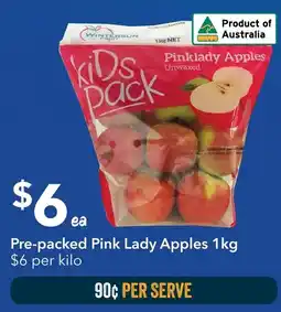 Ritchies Wintersun Fruit Kids Pack Pink Lady Apples offer