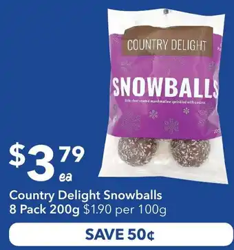 Ritchies Country Delight Snowballs offer