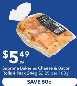 Ritchies Suprima Bakeries Cheese & Bacon Rolls offer