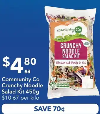 Ritchies Community Co Crunchy Noodle Salad Kit offer