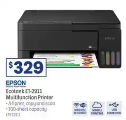 Officeworks Epson ecotank et-2911 multifunction printer offer