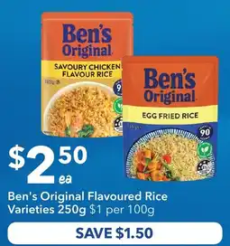 Ritchies Ben's Original Flavoured Rice Varieties offer