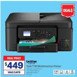 Officeworks Brother tank t780 multifunction printer offer