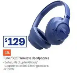 Officeworks Jbl tune 730bt wireless headphones offer