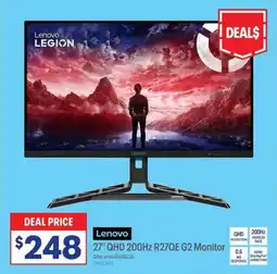 Officeworks 27" qhd 200hz r27qe g2 monitor offer