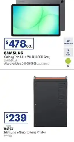 Officeworks Fujifilm instax mini link + smartphone printer fu86358 offer