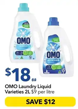 Ritchies OMO Laundry Liquid Varieties offer