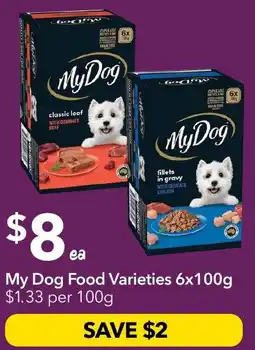 Ritchies My Dog Food Varieties offer