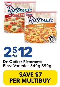 Ritchies Dr. Oetker Ristorante Pizza Varieties offer