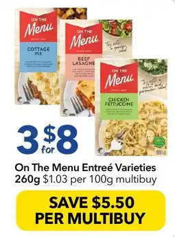 Ritchies On The Menu Entree Varieties offer