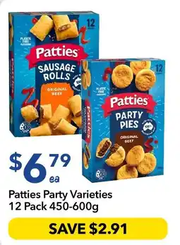 Ritchies Patties Party Varieties offer