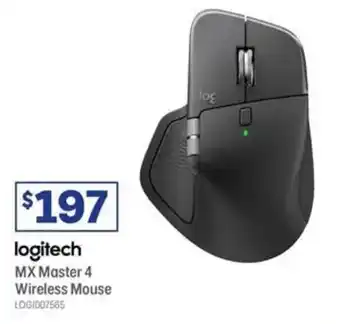 Officeworks Logitech mx master 4 wireless mouse offer