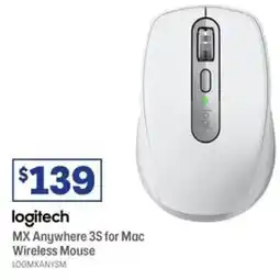Officeworks Logitech mx anywhere 3s for mac wireless mouse offer
