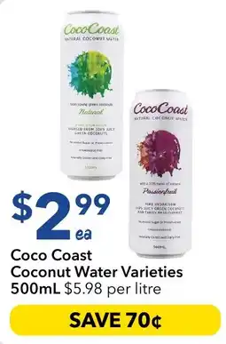 Ritchies Coco Coast Coconut Water Varieties offer