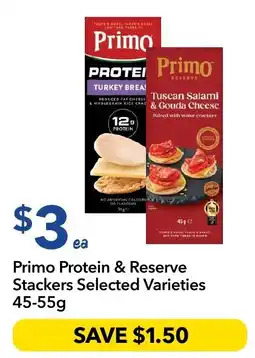 Ritchies Primo Protein & Reserve Stackers Selected Varieties offer