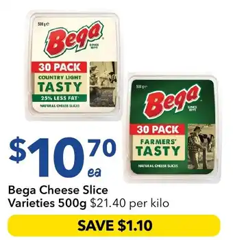 Ritchies Bega Cheese Slice Varieties offer