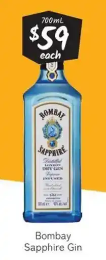 Cellarbrations Bombay sapphire gin offer