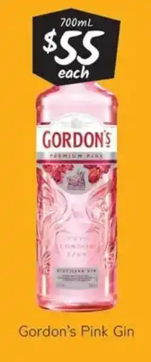 Cellarbrations Gordon's pink gin offer