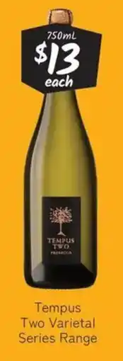 Cellarbrations Tempus two varietal series range offer