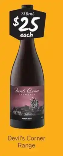 Cellarbrations Devil's Corner Range offer