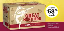 The Bottle O Great northern original stubbies offer