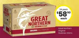 The Bottle O Great northern original stubbies offer