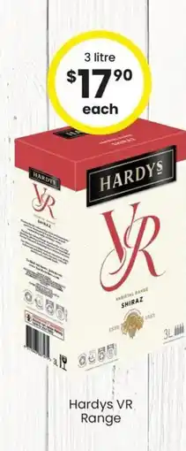 The Bottle O Hardys vr range offer
