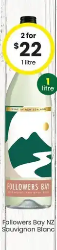 The Bottle O Followers bay nz sauvignon blanc offer