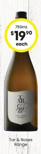 The Bottle O Tar & Roses Range offer