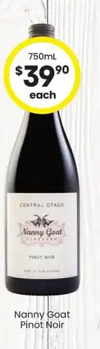 The Bottle O Nanny goat pinot noir offer