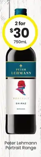 The Bottle O Peter lehmann portrait range offer