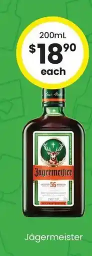 The Bottle O Jagermeister offer
