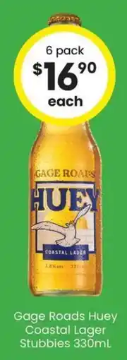 The Bottle O Gage roads huey coastal lager stubbies offer