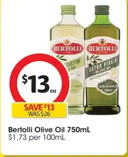 Coles Bertolli olive oil offer