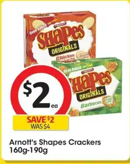 Coles Arnott's shapes crackers offer