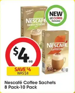 Coles Nescafé Coffee Sachets offer