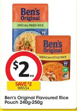 Coles Ben's original mexican style rice pouch offer