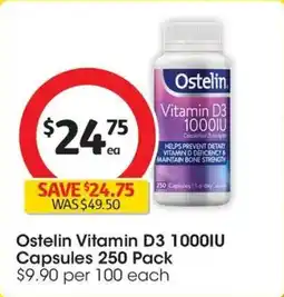 Coles Ostelin. vitamin d3 1000iu offer