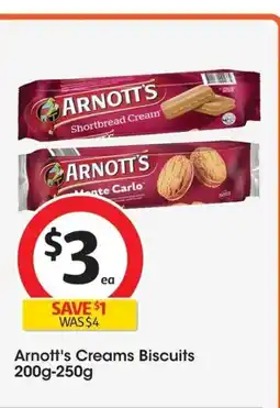 Coles Arnott's creams biscuits offer