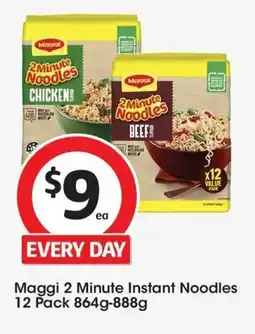 Coles Maggi 2 minute instant noodles offer
