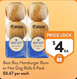 Foodworks Best Buy Hamburger Buns offer