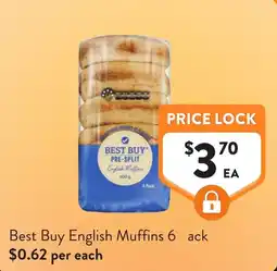 Foodworks Best Buy English Muffins offer