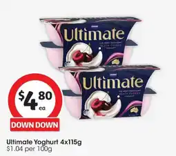Coles Ultimate yoghurt offer