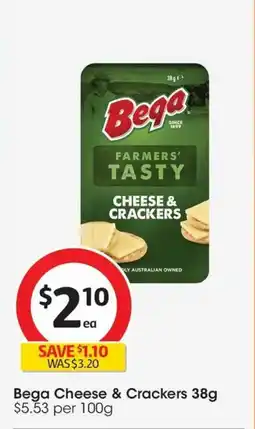 Coles Bega cheese & crackers offer
