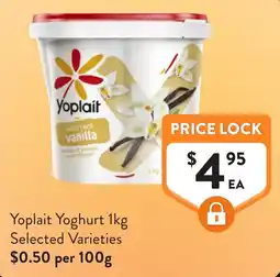 Foodworks Yoplait Yoghurt 1kg Selected Varieties offer